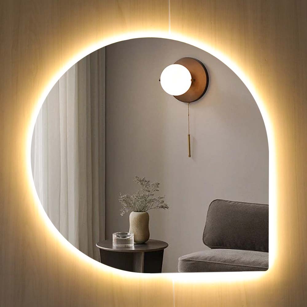 Specchio da bagno francese decorativo di lusso dalla forma personalizzabile dal design moderno