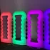 LED Irregolare Ultrafragola Wave Control Italy Fashion Luminous Ultrafragola LED Light up Ondulato Specchio incorniciato