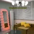 LED Irregolare Ultrafragola Wave Control Italy Fashion Luminous Ultrafragola LED Light up Ondulato Specchio incorniciato