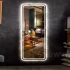 Specchio a figura intera del bagno dell'hotel dello specchio pieno della parete della fabbrica Specchio a figura intera del LED con luce Tutto lo specchio pieno astuto