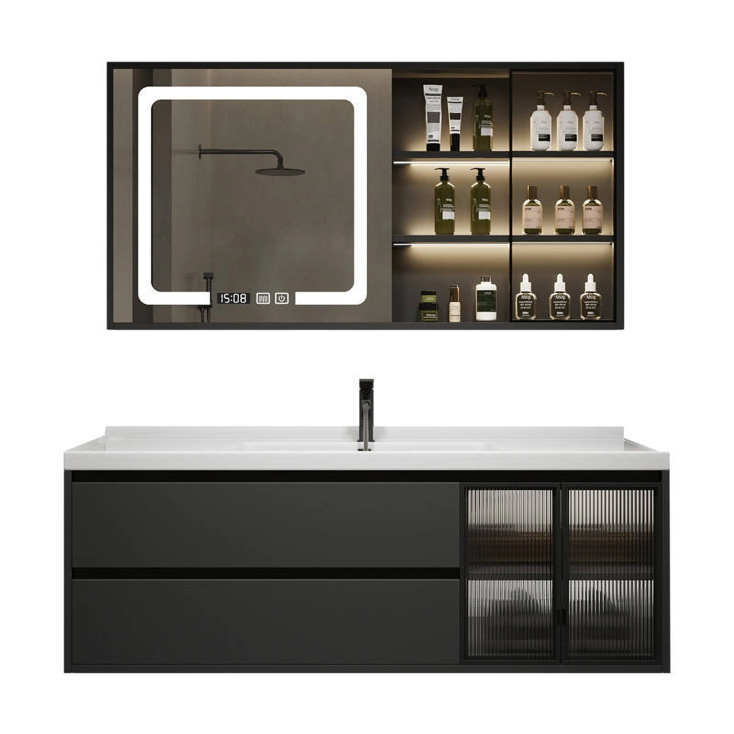 Fabbrica che vende mobile da bagno sospeso Set di vanità da bagno Mobile da bagno in legno galleggiante Vanità impermeabile