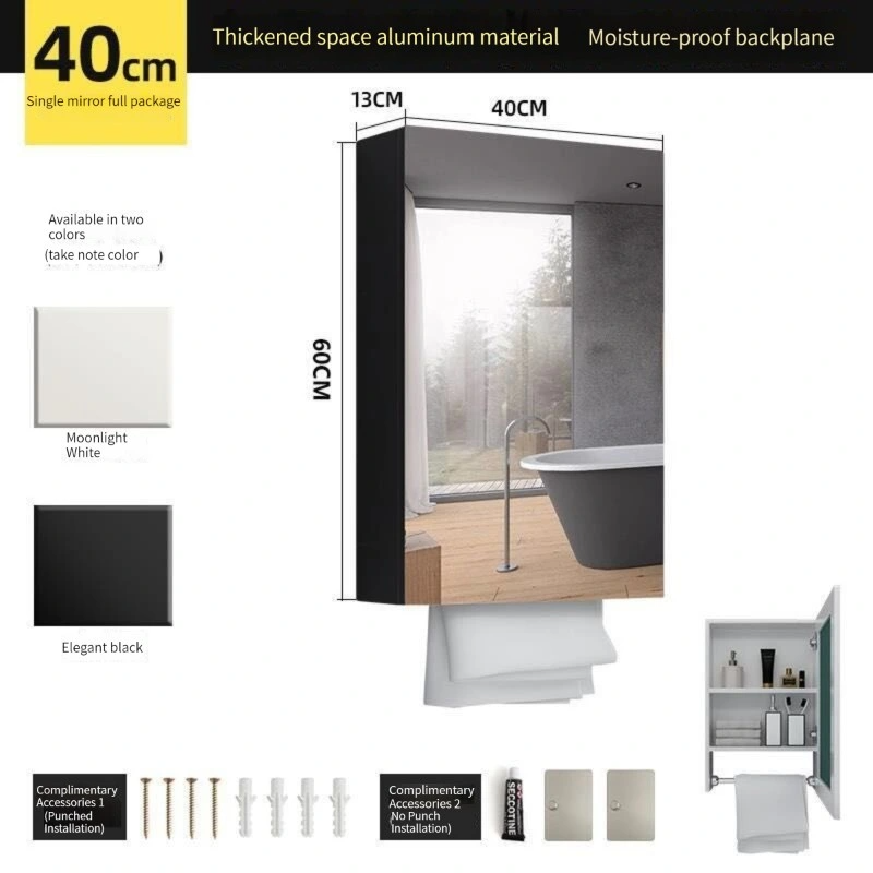 ODM LED Smart Mirror Dimensioni personalizzate Colore Bacino Vanity Cabinet