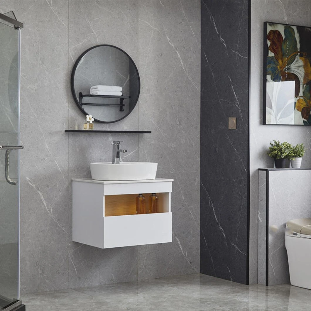 Mobile da bagno a parete con doppio lavabo, lavabo ad angolo, lavabo singolo, mini mobiletto da bagno piccolo