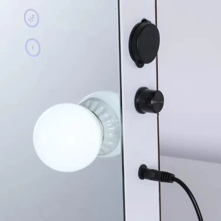 Altoparlante Bluetooth Salon Hollywood Lunghezza totale del corpo Luci a LED Specchio cosmetico