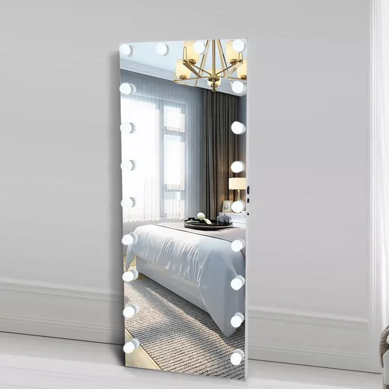 Altoparlante Bluetooth Salon Hollywood Lunghezza totale del corpo Luci a LED Specchio cosmetico