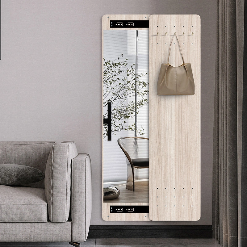 Hole Board Specchio a prova di esplosione nordico a figura intera Push Pull Specchio da parete nascosto da appendere