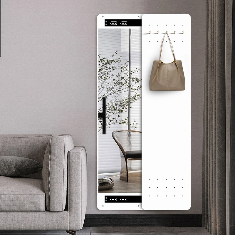 Hole Board Specchio a prova di esplosione nordico a figura intera Push Pull Specchio da parete nascosto da appendere