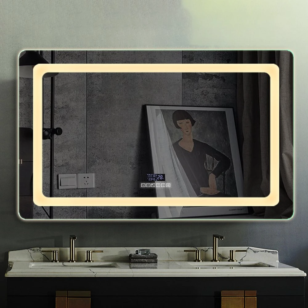 Decorazioni per la casa Specchio da parete Specchio da bagno Specchio per trucco Bluetooth LED Smart Mirror Salon Furniture