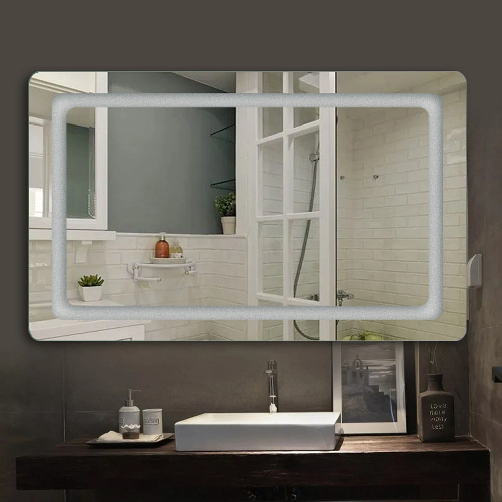 Decorazioni per la casa Specchio da parete Specchio da bagno Specchio per trucco Bluetooth LED Smart Mirror Salon Furniture