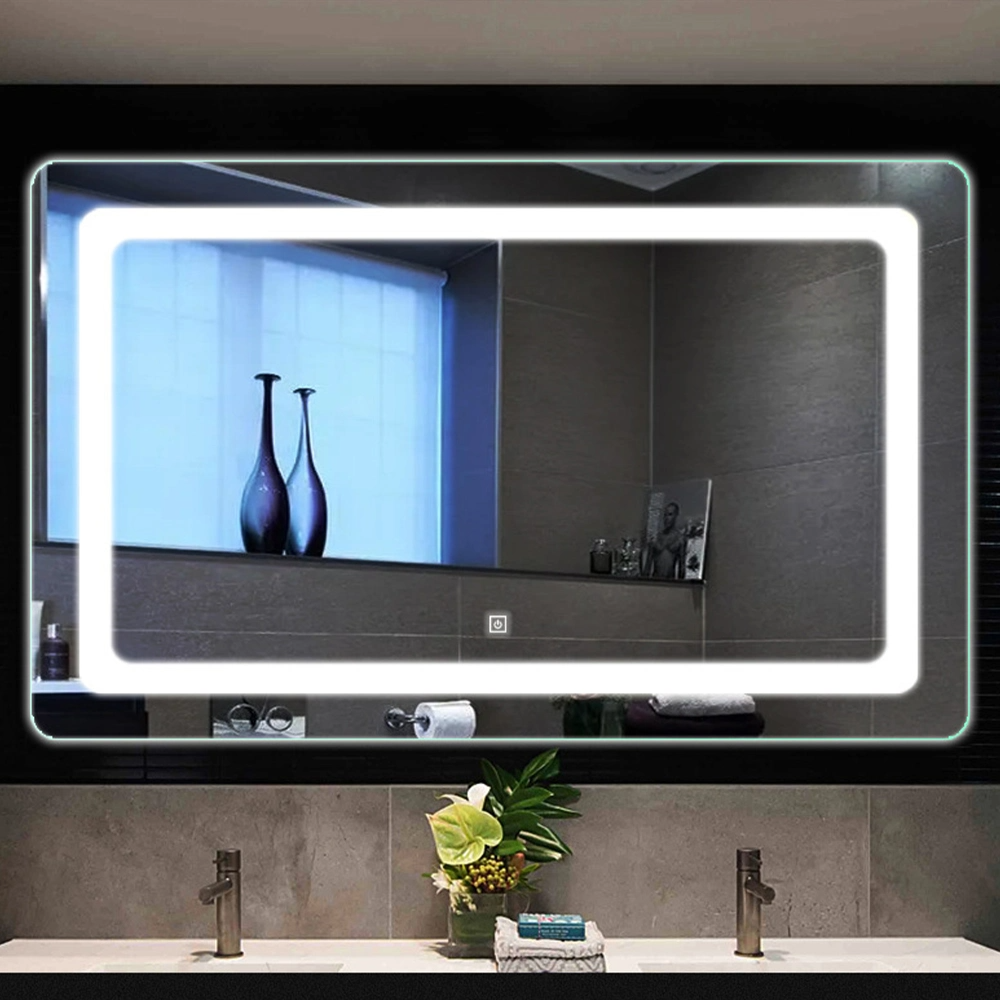 Decorazioni per la casa Specchio da parete Specchio da bagno Specchio per trucco Bluetooth LED Smart Mirror Salon Furniture