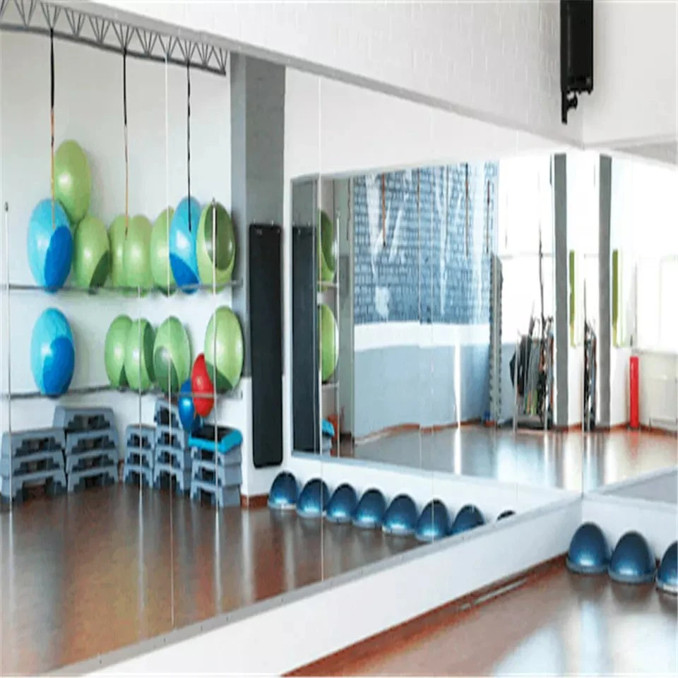 Specchi da parete per palestra da palestra con pellicola di sicurezza di grandi dimensioni senza cornice
