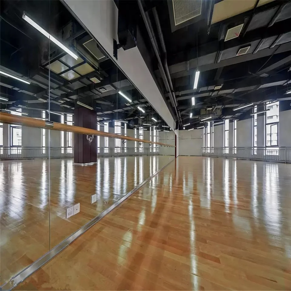 Specchi da parete per palestra da palestra con pellicola di sicurezza di grandi dimensioni senza cornice