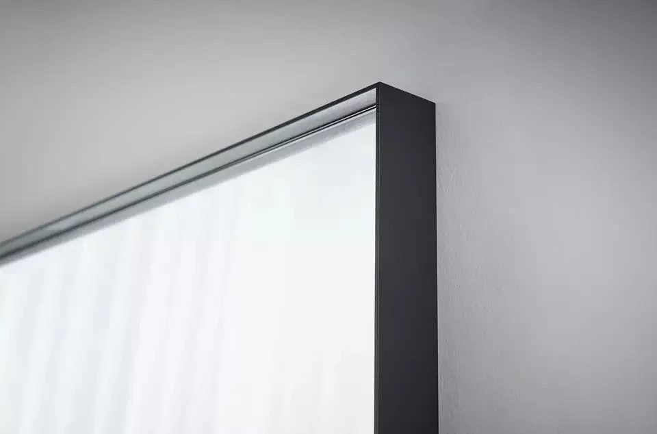 Specchio rettangolare in vetro artistico da parete di dimensioni personalizzate e cornice per specchio