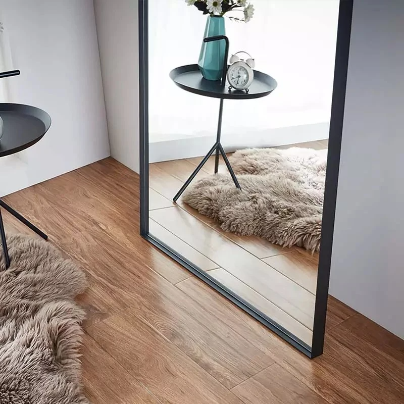 Specchio rettangolare in vetro artistico da parete di dimensioni personalizzate e cornice per specchio