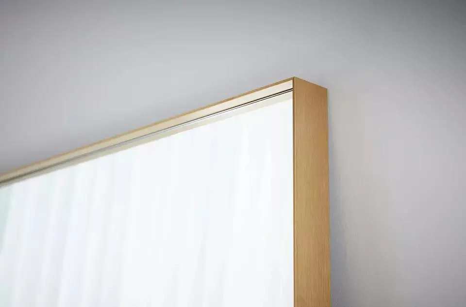 Specchio rettangolare in vetro artistico da parete di dimensioni personalizzate e cornice per specchio