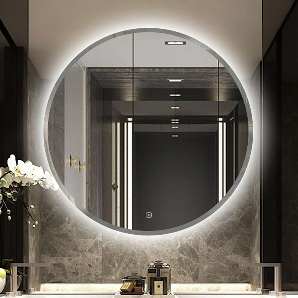 Specchio a LED Specchio da bagno a parete Specchio da toeletta Specchio per la casa intelligente Decorazione per la casa Specchio per il trucco Bluetooth Specchio in vetro
