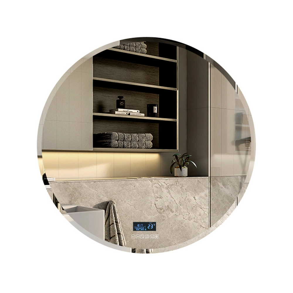LED Smart Mirror Specchio a parete Decorazione per la casa Specchio per il trucco Bluetooth Accessori per il bagno Mobili per saloni