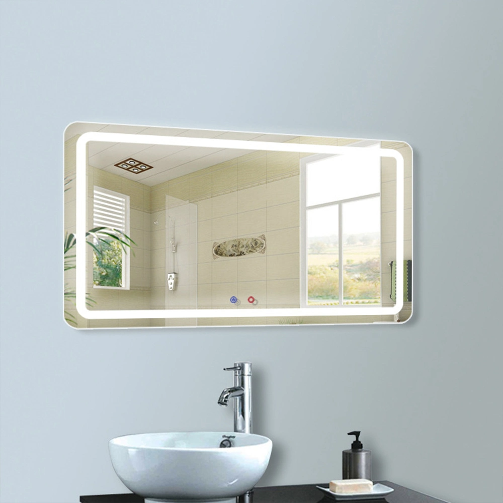 Specchi master illuminati senza nebbia di vendita calda Specchio da bagno a LED a batteria