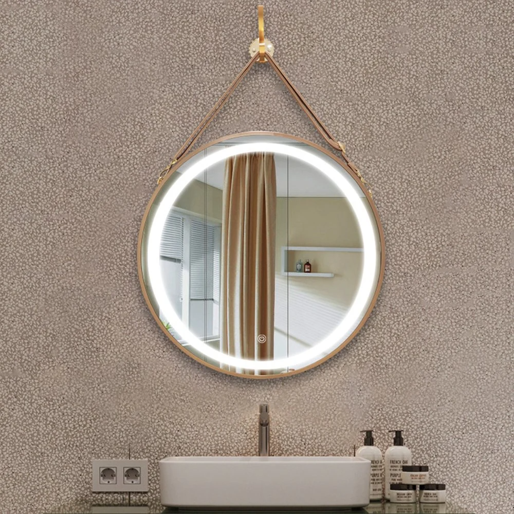 Specchio con luce Specchio da bagno touch screen a LED illuminato senza cornice senza cornice impermeabile con luce
