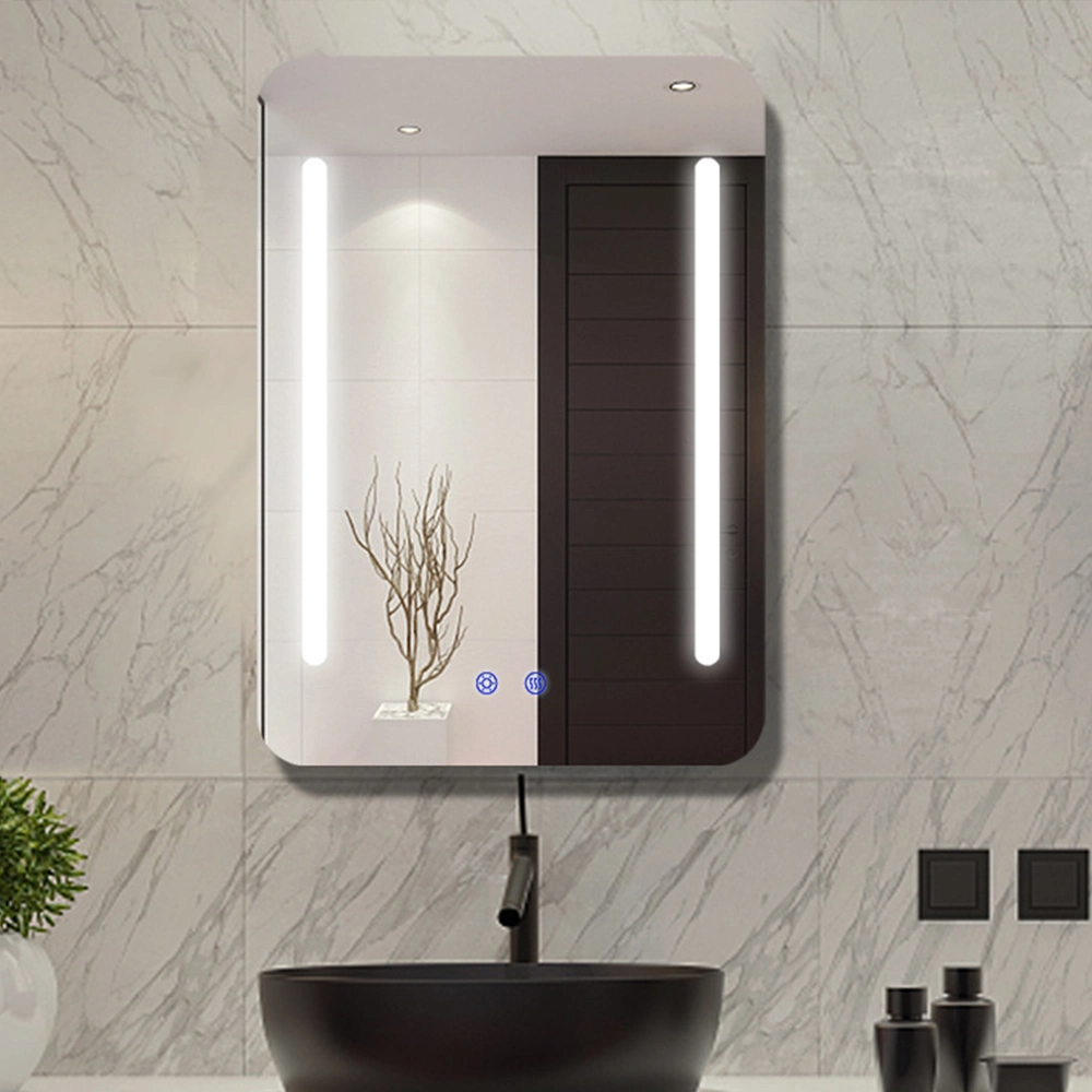 Nuovo design Smart LED Specchio da bagno Vanity LED Specchi da bagno con luce