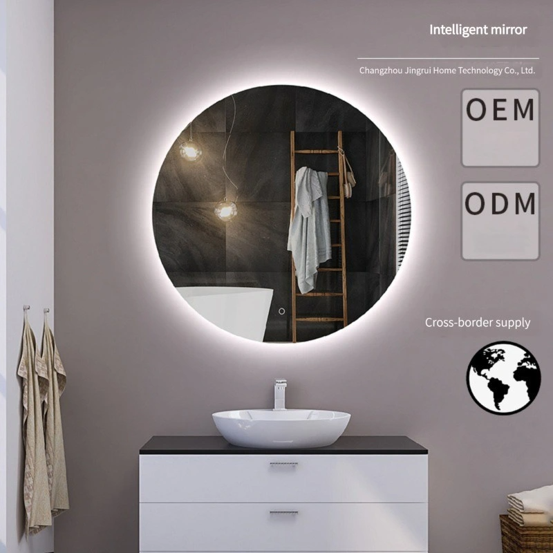 Prezzo di fabbrica in Cina Specchio da parete per vestirsi con luce frontale intelligente per mobili da bagno per il progetto del bagno dell'hotel
