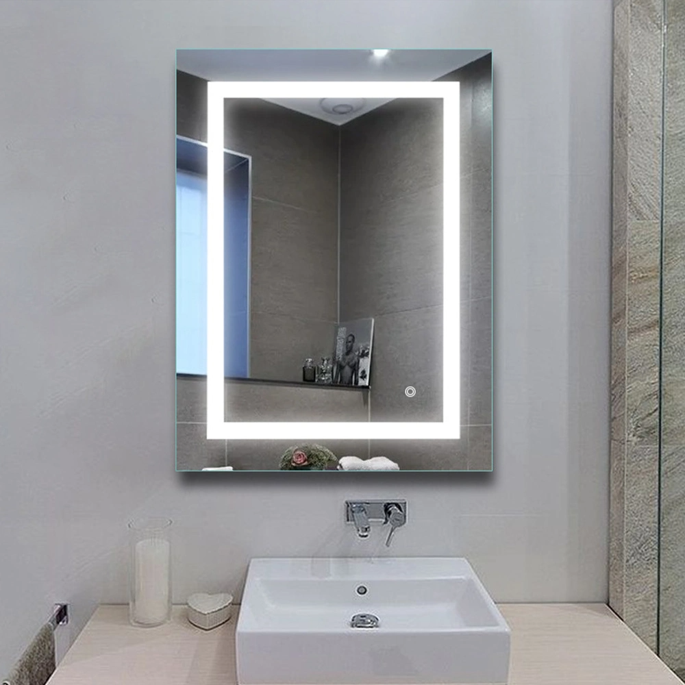Factory Wall Decorazioni per la casa Decorazione Mobili per saloni Trucco Cosmetico Smart Illuminato Illuminato Vanity retroilluminato Specchio da bagno a LED con luci Defogger