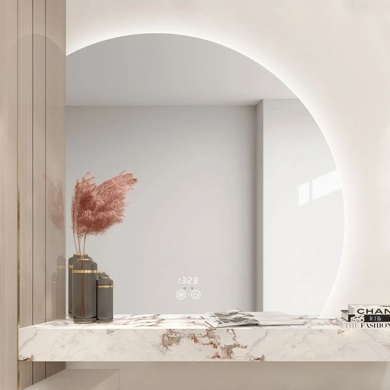 Luci a LED a forma irregolare Specchio da bagno intelligente Toilette Toilette Specchio luminoso da parete Specchio da toeletta per trucco