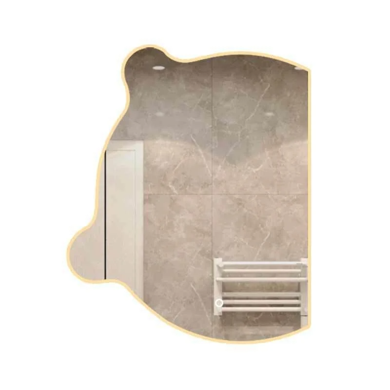 Orso Touch Screen Onda Specchio Toilette Camera da letto Specchio cosmetico trucco eterotipico irregolare creativo