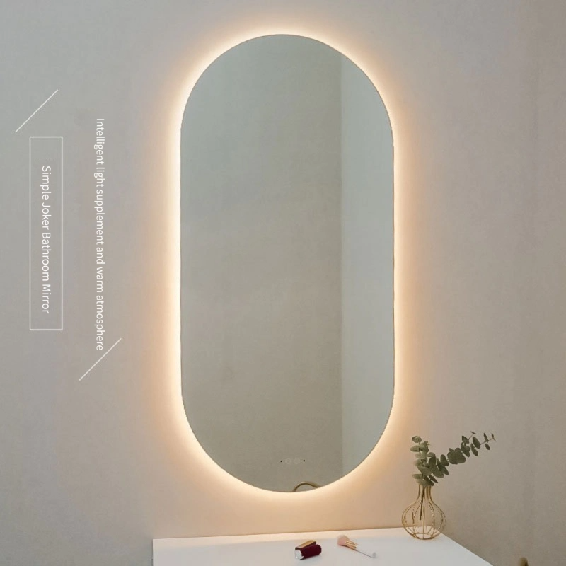 Specchio da bagno intelligente Specchio da bagno a LED a parete con specchio da toilette antiappannamento leggero