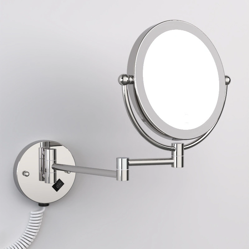 Specchio da trucco per trucco illuminato a LED con montaggio a parete ingranditore Specchio da bagno illuminato a LED illuminato a LED