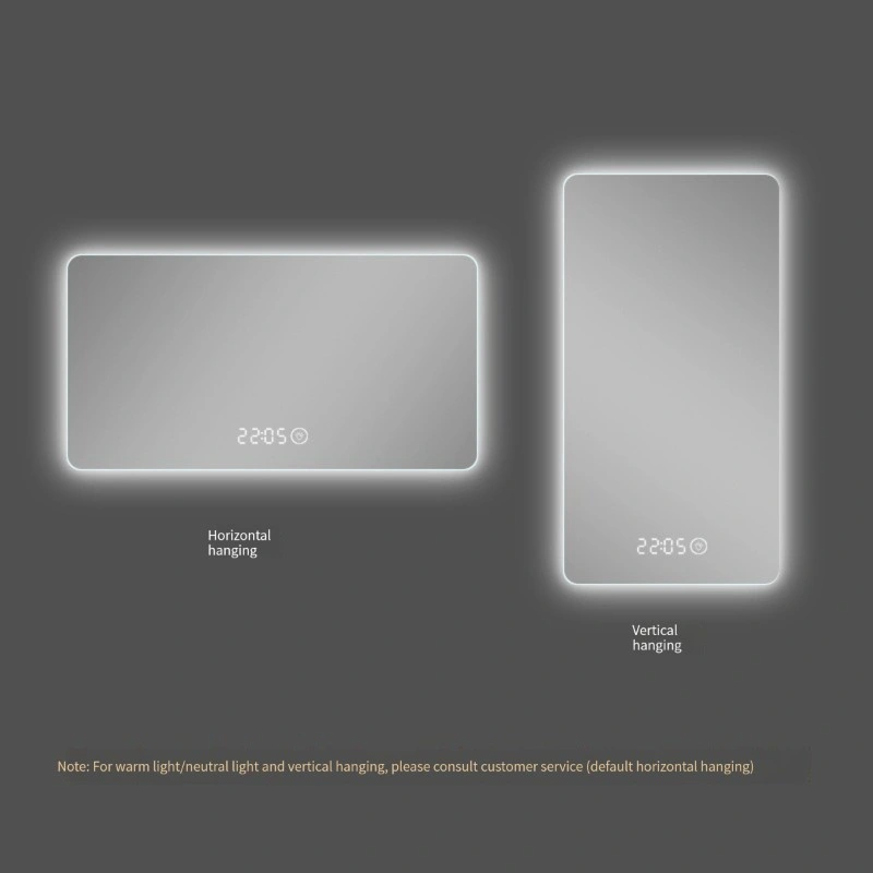 Specchio intelligente in bagno Specchio da bagno di buona qualità con interruttore tattile Auto Smart Mirror