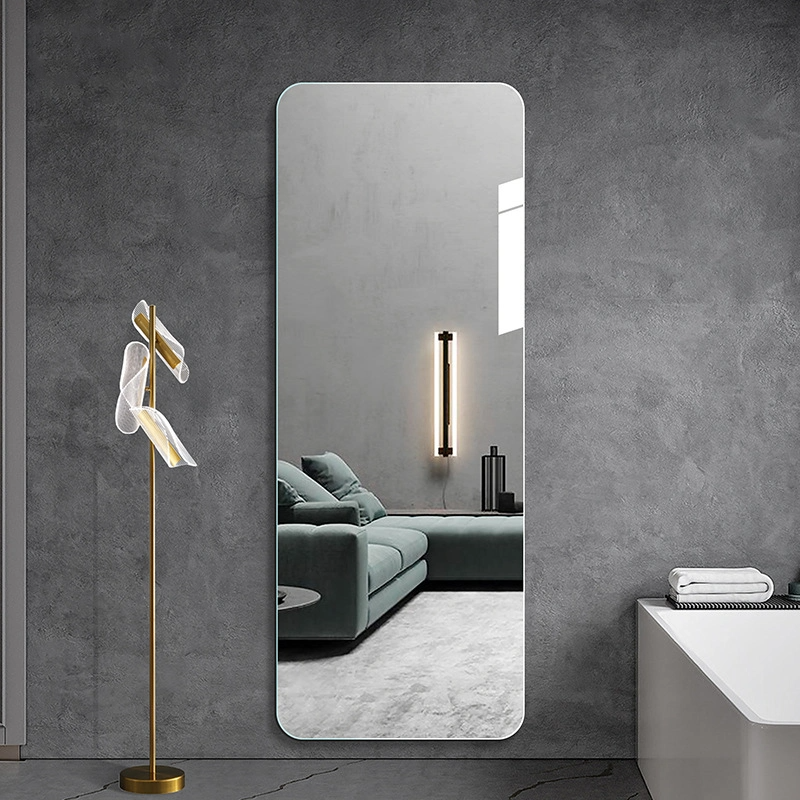 Specchio per vestire il corpo lungo del pavimento della camera da letto a grandezza naturale per la casa a parete