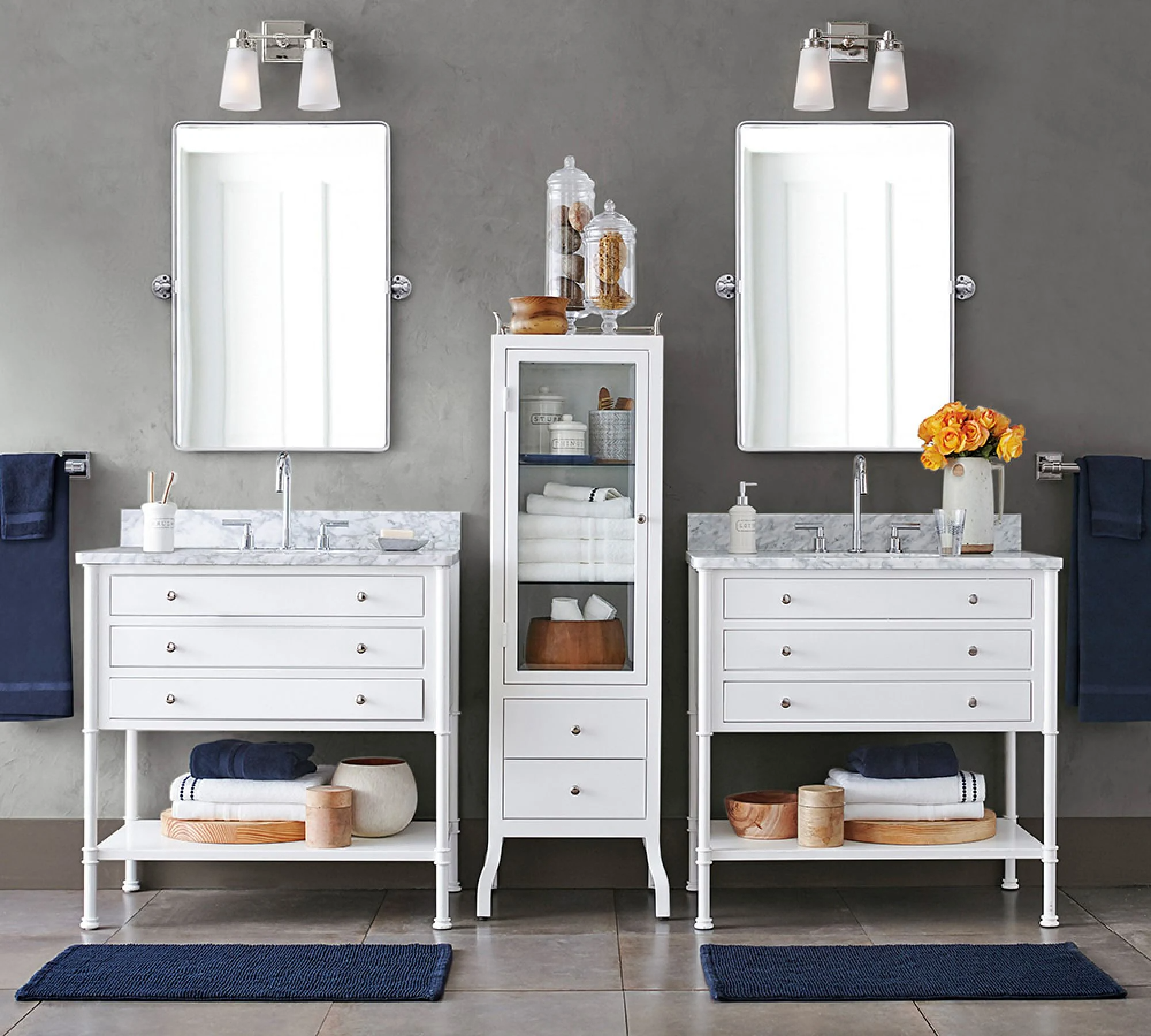 Graceful Hotel Wall Decor Modern Luxury Toilet Mirror Specchio da bagno personalizzato